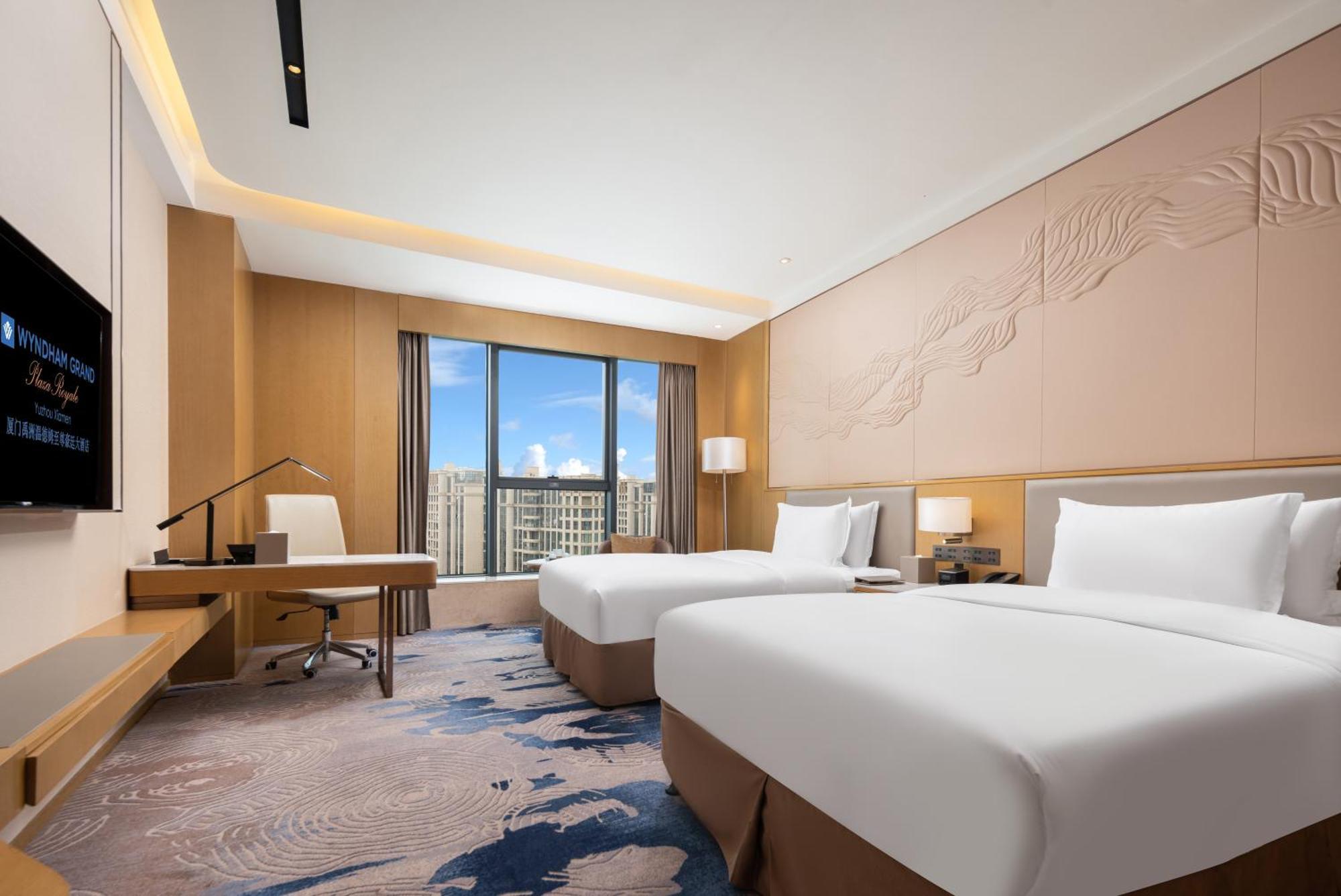 WYNDHAM GRAND Plaza Royale Yuzhou Xiamen Otel Dış mekan fotoğraf