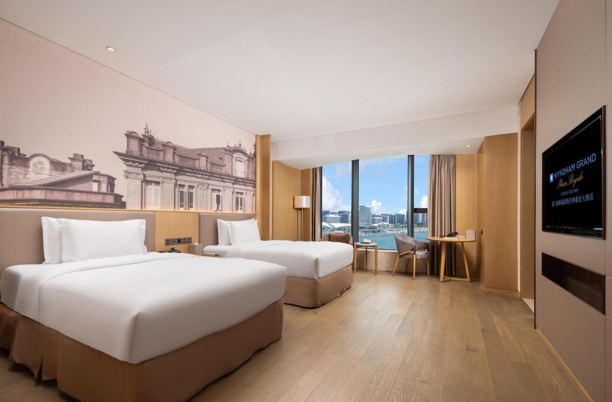 WYNDHAM GRAND Plaza Royale Yuzhou Xiamen Otel Dış mekan fotoğraf
